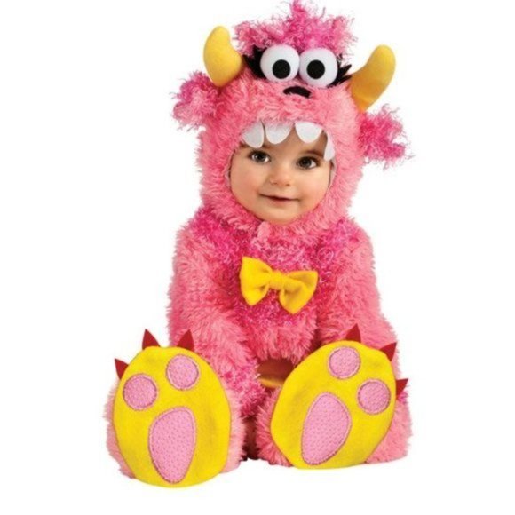 Other - Baby Halloween Costume Pink Monster Infant Sz 12 Mths - Buy 4 Items Get 25% Off